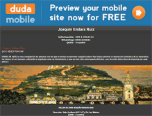 Tablet Screenshot of joaquinendara.com